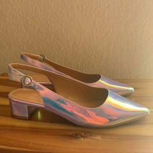 J.crew block heels 6.5